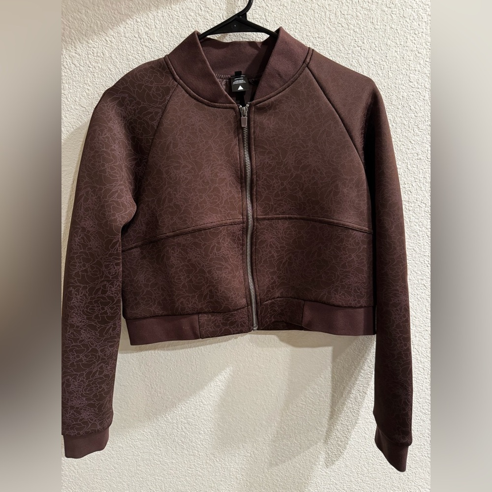 Balance Athletica Brown Bomber Jacket
